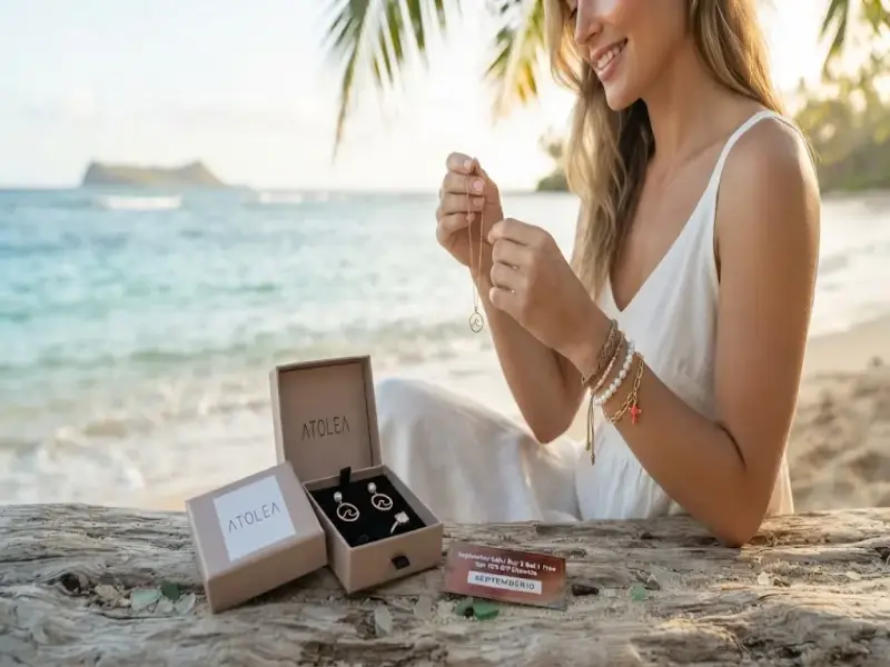 Atolea Jewelry Waterproof Rings Necklaces Bracelets Earrings Anklets and Bundles